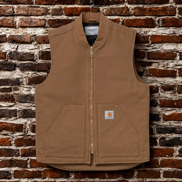 Carhartt WIP Work In Progress Classic Vest Hamilton Brown Sz. 2XL NWOT RARE - Picture 1 of 11